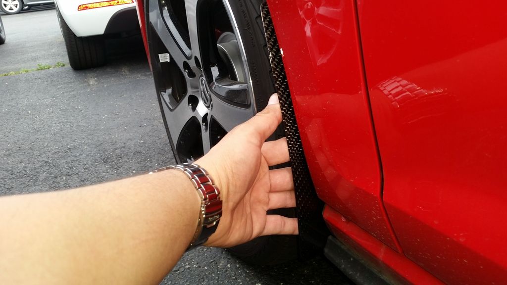 MK7 Carbon Fibre Mud Guards Now Available Modifying your Golf R MK7